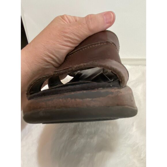 Dansko Brown Leather Women's Summer Sandal Size 5.5 Pre-Owned - Picture 11 of 13